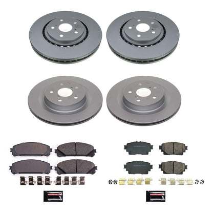 PowerStop Front and Rear Z17 Coated Brake Kit | Toyota RAV4 Prime (21) (CRK8736)