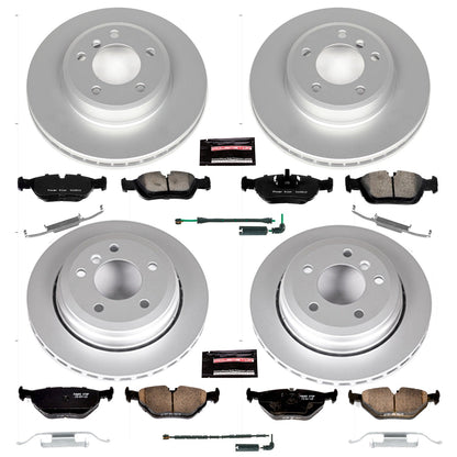 PowerStop Front & Rear Z23 Evolution Sport Coated Brake Kit | BMW 325xi (01-05) (CRK874)