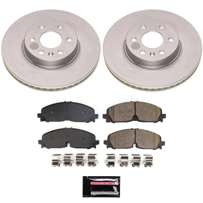 PowerStop Front Z17 Coated Brake Kit | Chevrolet Colorado (21-22) (CRK8741)