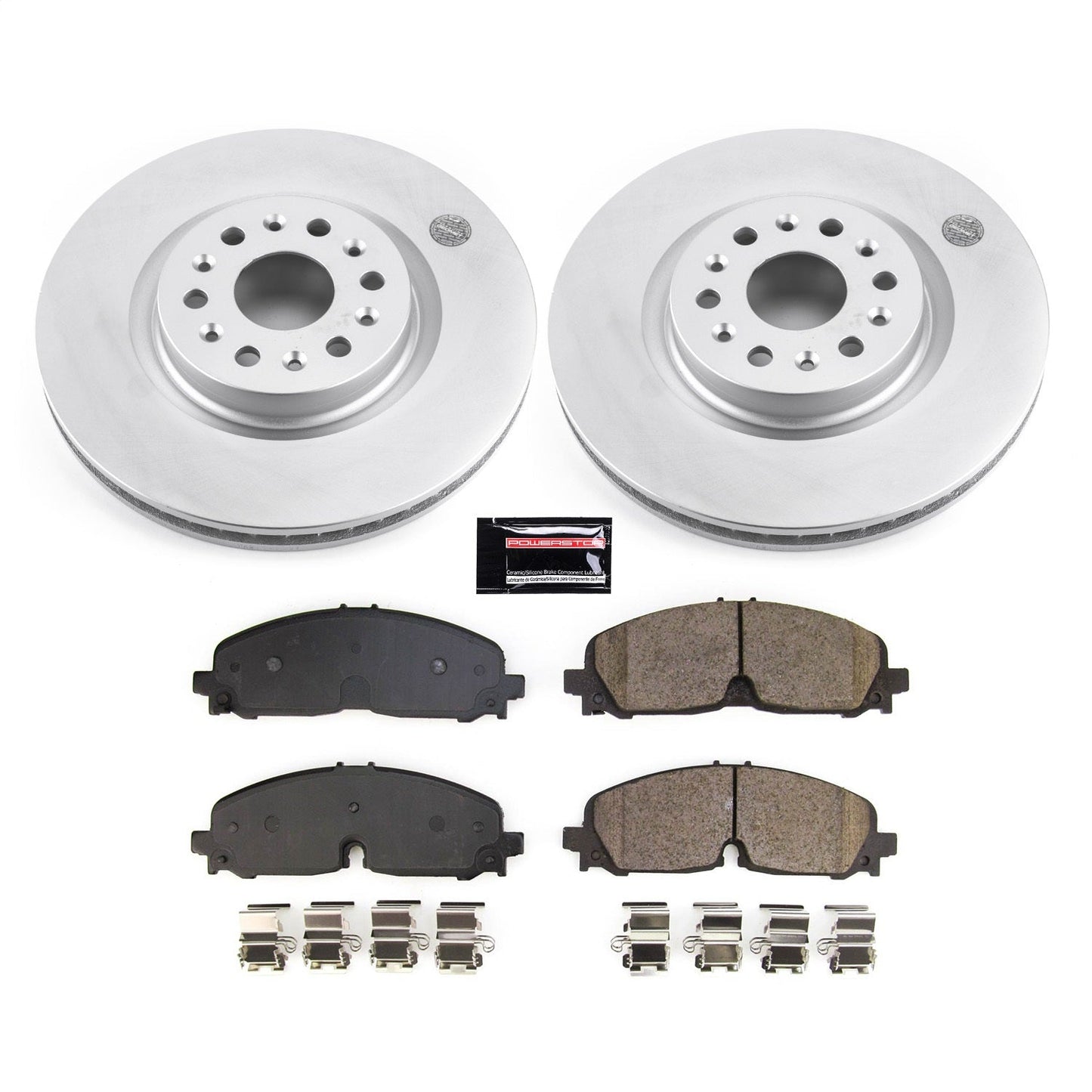 PowerStop Front Z17 Coated Brake Kit | Cadillac XT5 (21) (CRK8743)