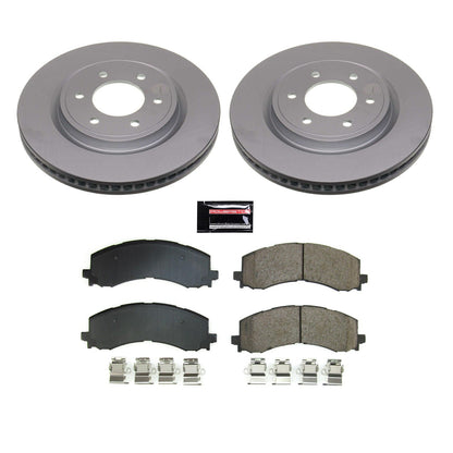 PowerStop Front Z17 Coated Brake Kit | Lincoln Navigator (22) (CRK8744)