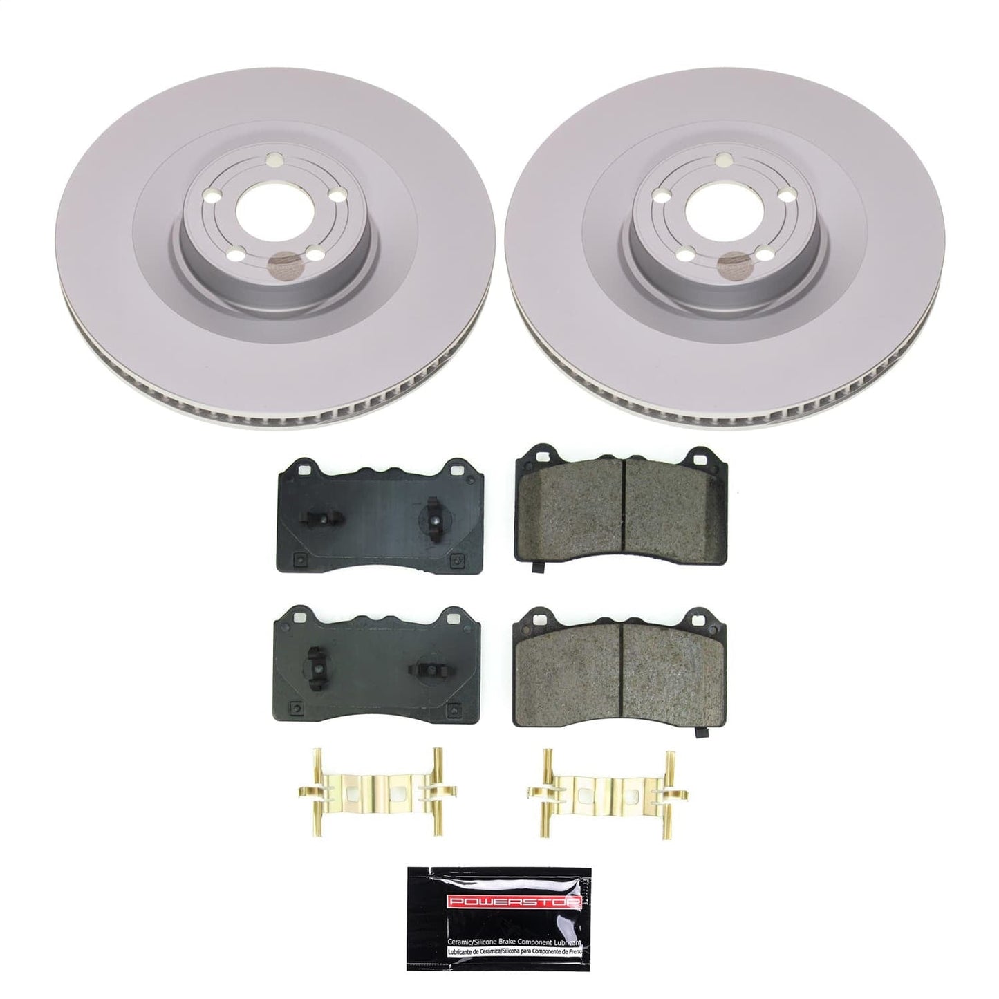 PowerStop Front Z17 Coated Brake Kit | Ford Mustang Mach-E (21-23) (CRK8745)