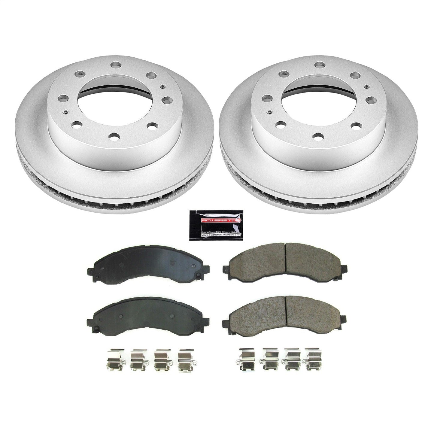 PowerStop Front Z17 Coated Brake Kit | GMC Savana 3500 2021 (CRK8746)