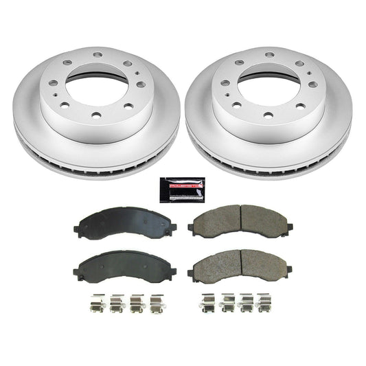 PowerStop Front Z17 Coated Brake Kit | GMC Savana 3500 2021 (CRK8746)