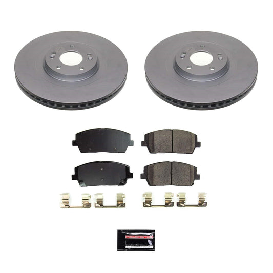 PowerStop Front Z17 Coated Brake Kit | Hyundai Palisade (20-22) (CRK8750)