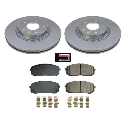 PowerStop Front Z17 Coated Brake Kit | Kia K5 (21) (CRK8752)