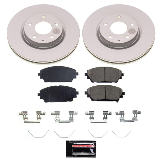PowerStop Front Z17 Coated Brake Kit | Mazda 3 (19-23) (CRK8754)