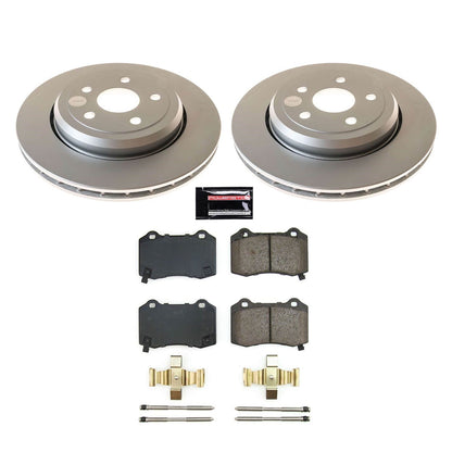 PowerStop Rear Z17 Coated Brake Kit | Jeep Grand Cherokee (18-21) (CRK8758)