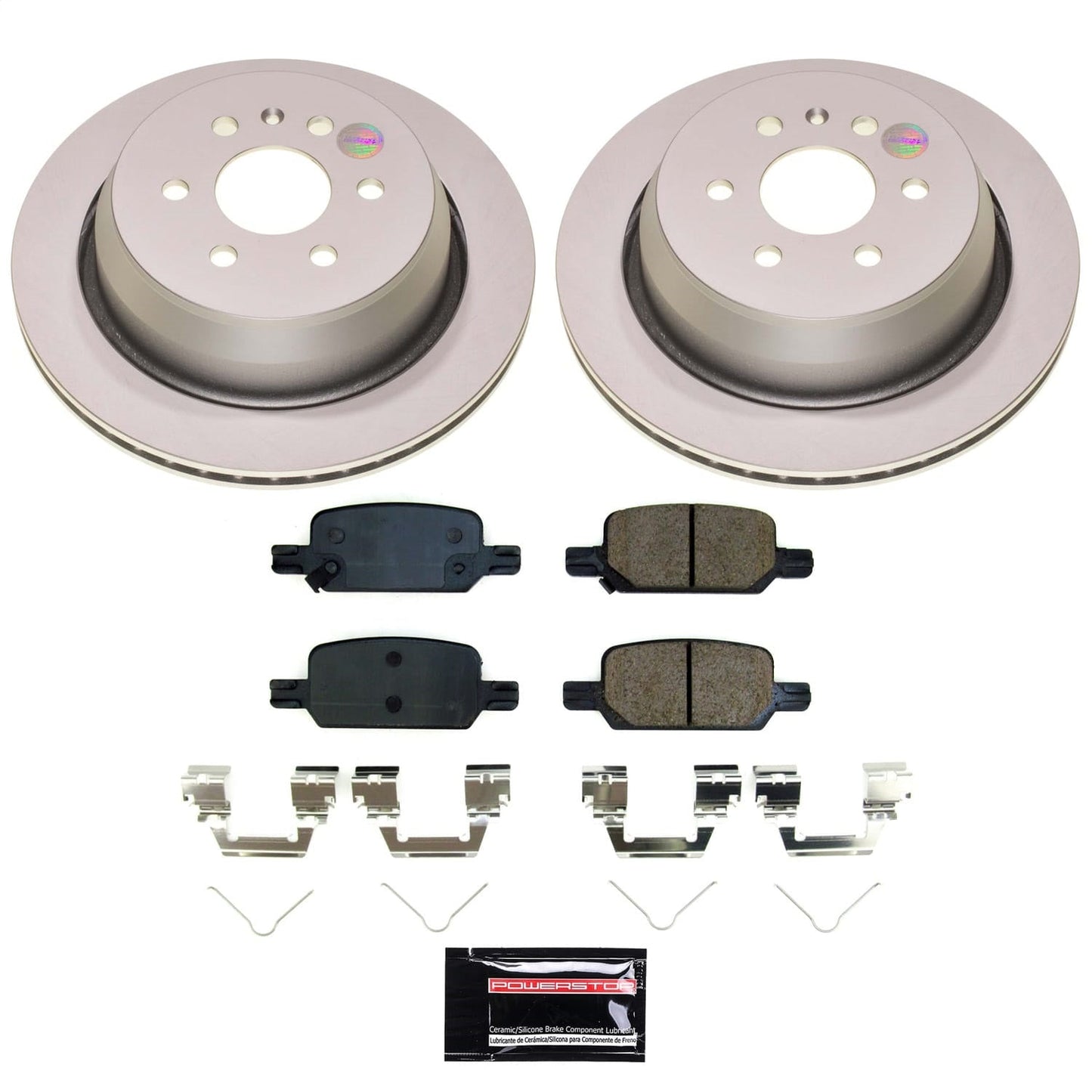 PowerStop Rear Z17 Coated Brake Kit | Chevrolet Colorado (21-22) (CRK8761)