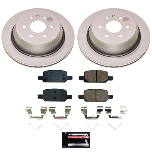 PowerStop Rear Z17 Coated Brake Kit | Chevrolet Colorado (21-22) (CRK8761)