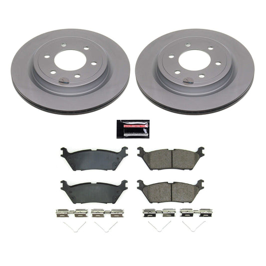PowerStop Rear Z17 Coated Brake Kit | Lincoln Navigator (22) (CRK8764)