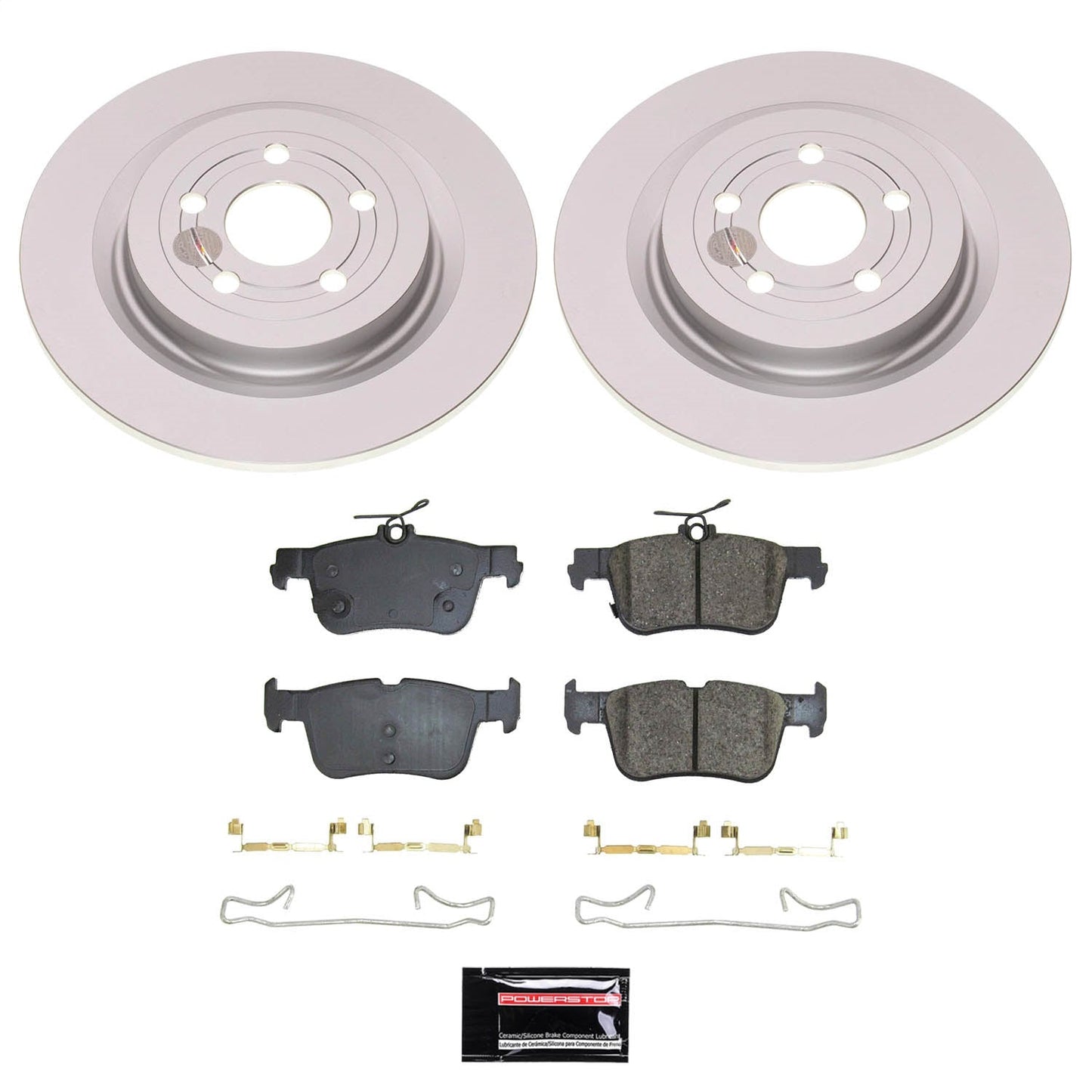 PowerStop Rear Z17 Coated Brake Kit | Ford Mustang Mach-E (21-23) (CRK8766)