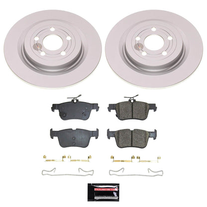 PowerStop Rear Z17 Coated Brake Kit | Ford Mustang Mach-E (21-23) (CRK8766)