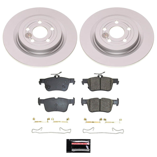 PowerStop Rear Z17 Coated Brake Kit | Ford Mustang Mach-E (21-23) (CRK8766)