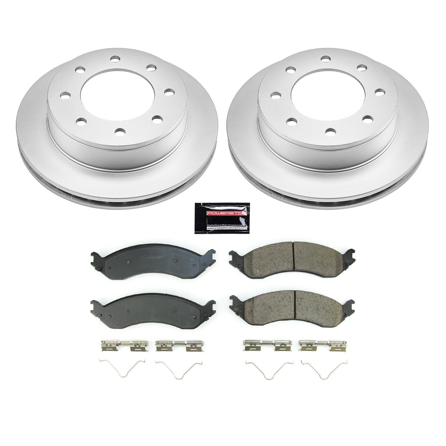 PowerStop Rear Z17 Coated Brake Kit | GMC Savana 3500 (21) (CRK8767)