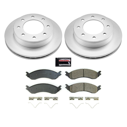PowerStop Rear Z17 Coated Brake Kit | GMC Savana 3500 (21) (CRK8767)