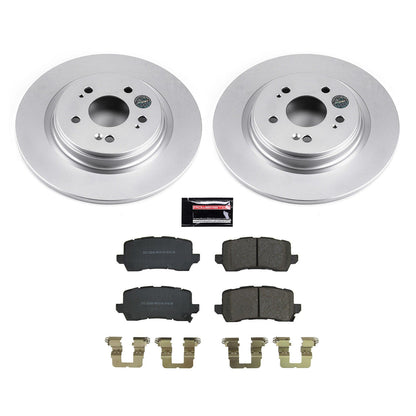 PowerStop Rear Z17 Coated Brake Kit | Honda Odyssey (21) (CRK8768)