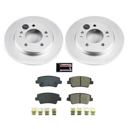 PowerStop Rear Z17 Coated Brake Kit | Hyundai Elantra (21) (CRK8769)