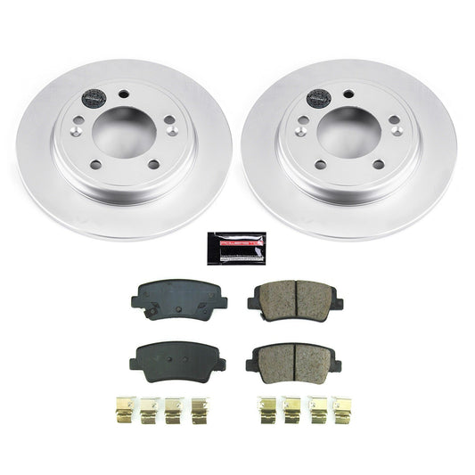 PowerStop Rear Z17 Coated Brake Kit | Hyundai Elantra (21) (CRK8769)
