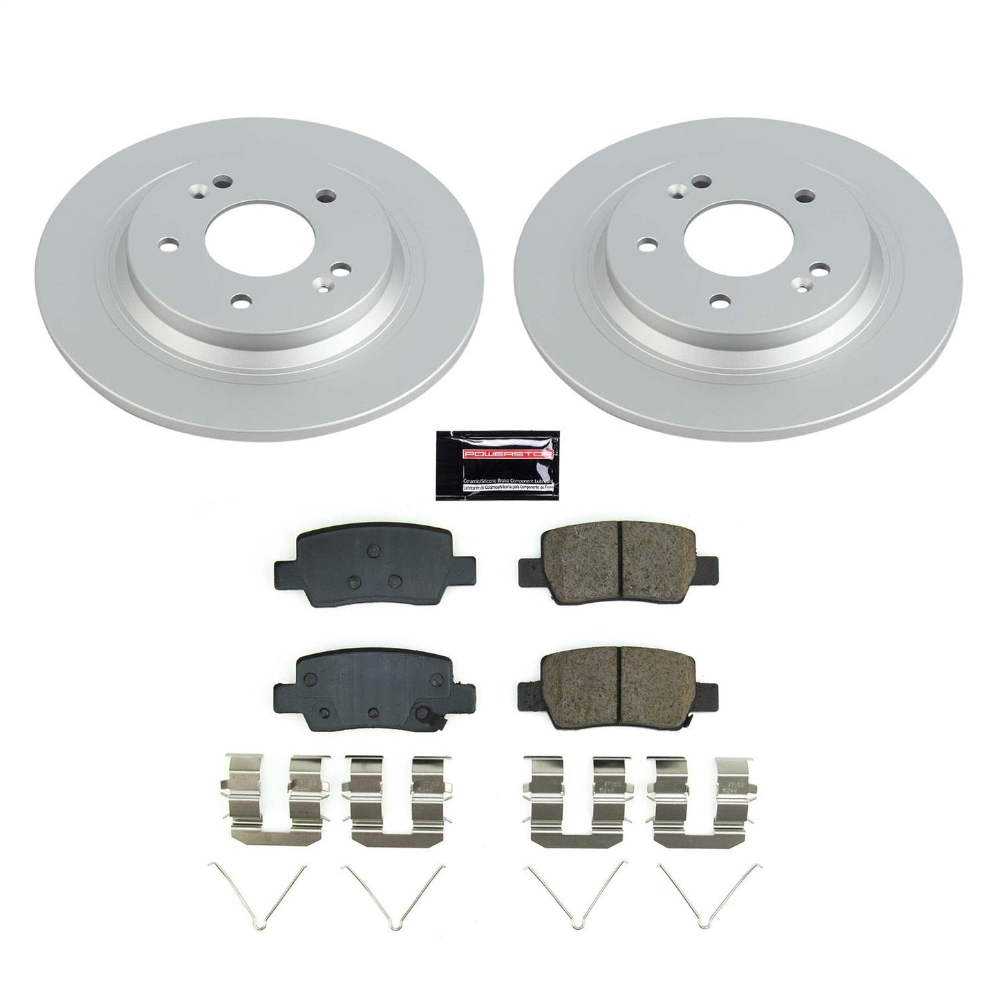 PowerStop Rear Z17 Coated Brake Kit | Kia Seltos 2021 (CRK8770)