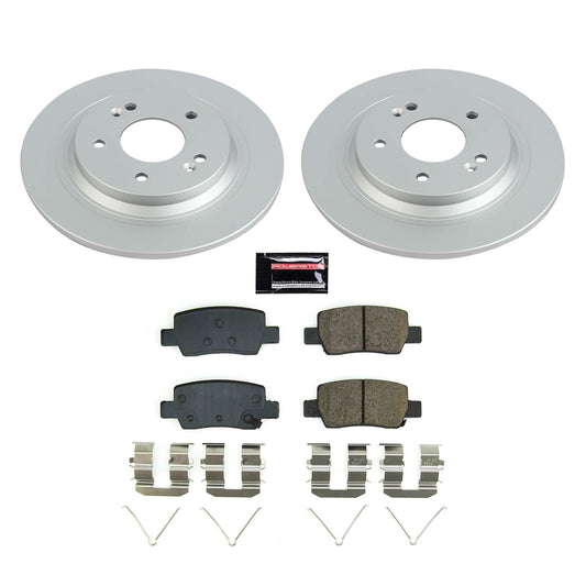 PowerStop Rear Z17 Coated Brake Kit | Kia Seltos 2021 (CRK8770)