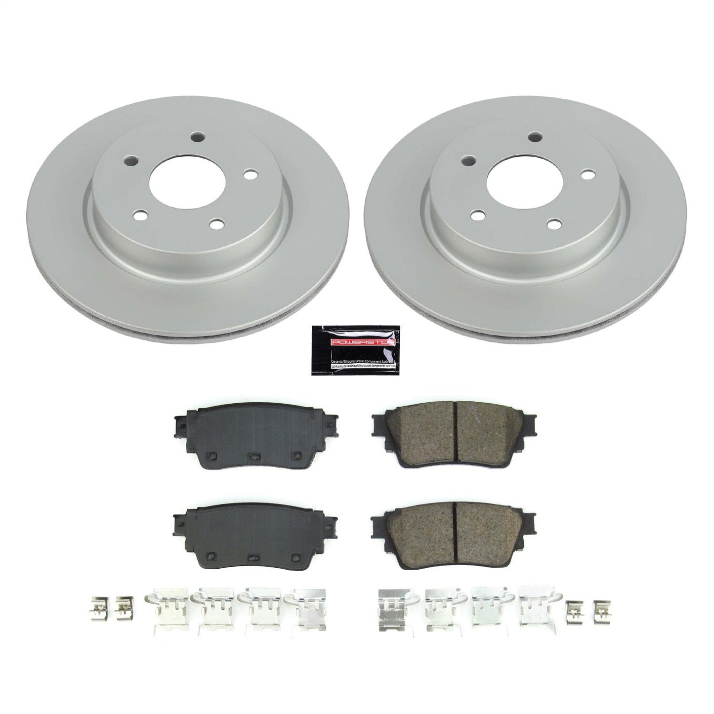 PowerStop Rear Z17 Coated Brake Kit | Nissan Rogue (21) (CRK8771)