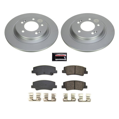 PowerStop Rear Z17 Coated Brake Kit | Kia K5 (21) (CRK8772)