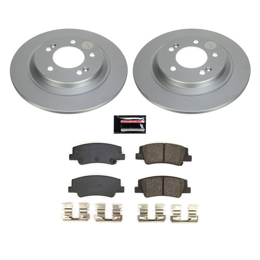 PowerStop Rear Z17 Coated Brake Kit | Kia K5 (21) (CRK8772)