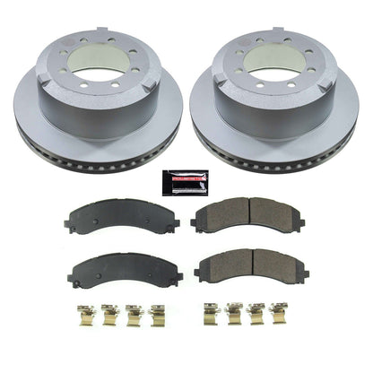 PowerStop Rear Z17 Coated Brake Kit | Ram 3500 (19-22) (CRK8776)
