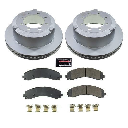 PowerStop Rear Z17 Coated Brake Kit | Ram 3500 (19-22) (CRK8776)