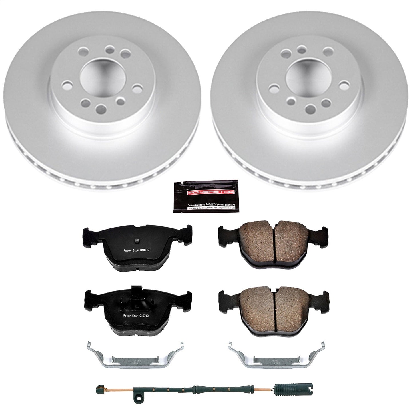 PowerStop Front Z23 Evolution Sport Coated Brake Kit | BMW X5 (00-06) (CRK879)