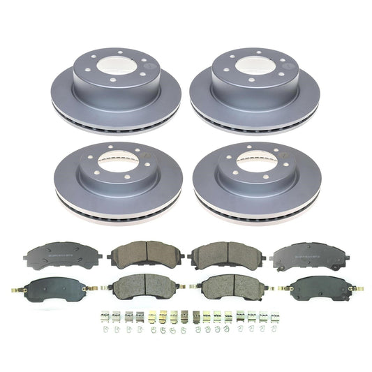 PowerStop Geomet Z17 Evolution Coated Brake Rotor Kit | Ford Bronco (21-24) (CRK8802)