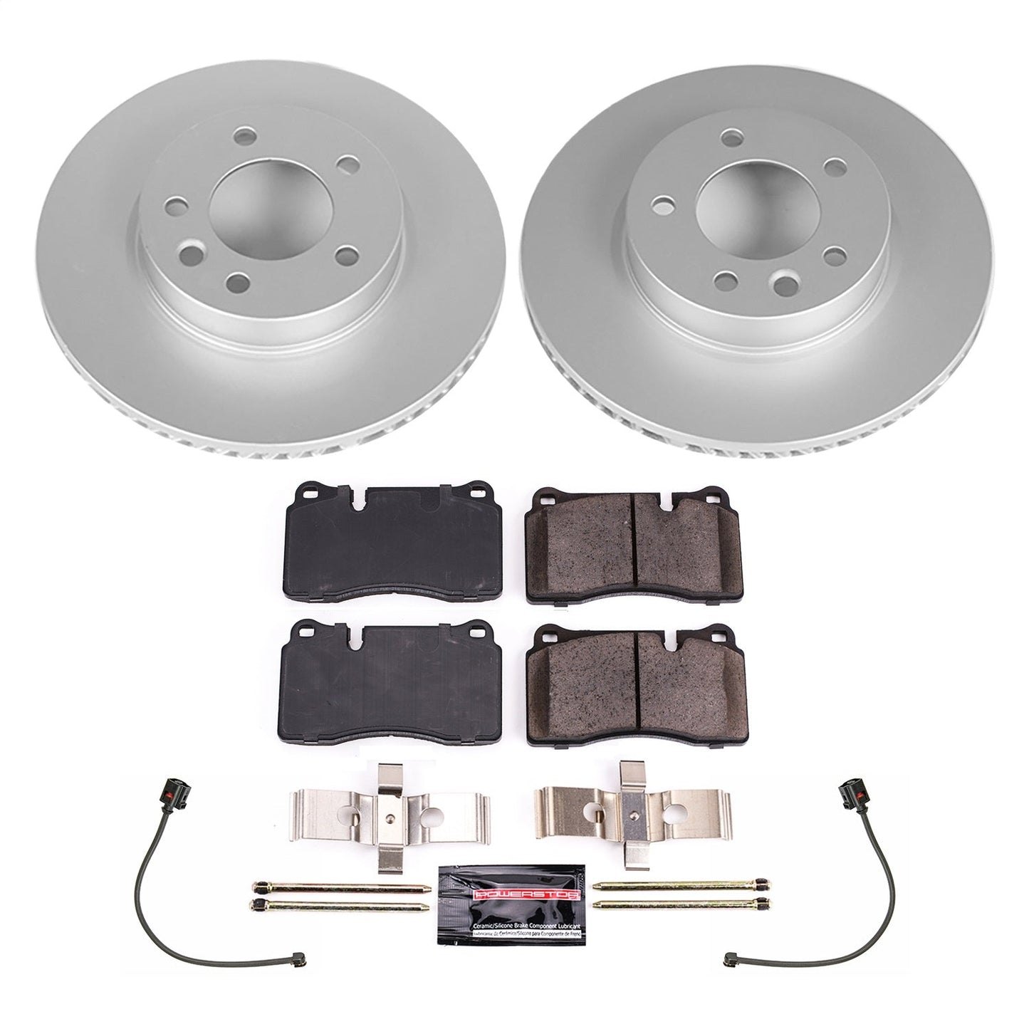 PowerStop Z23 Evolution Coated Front Brake Kit | Volkswagen Touareg (11-17) (CRK8821)