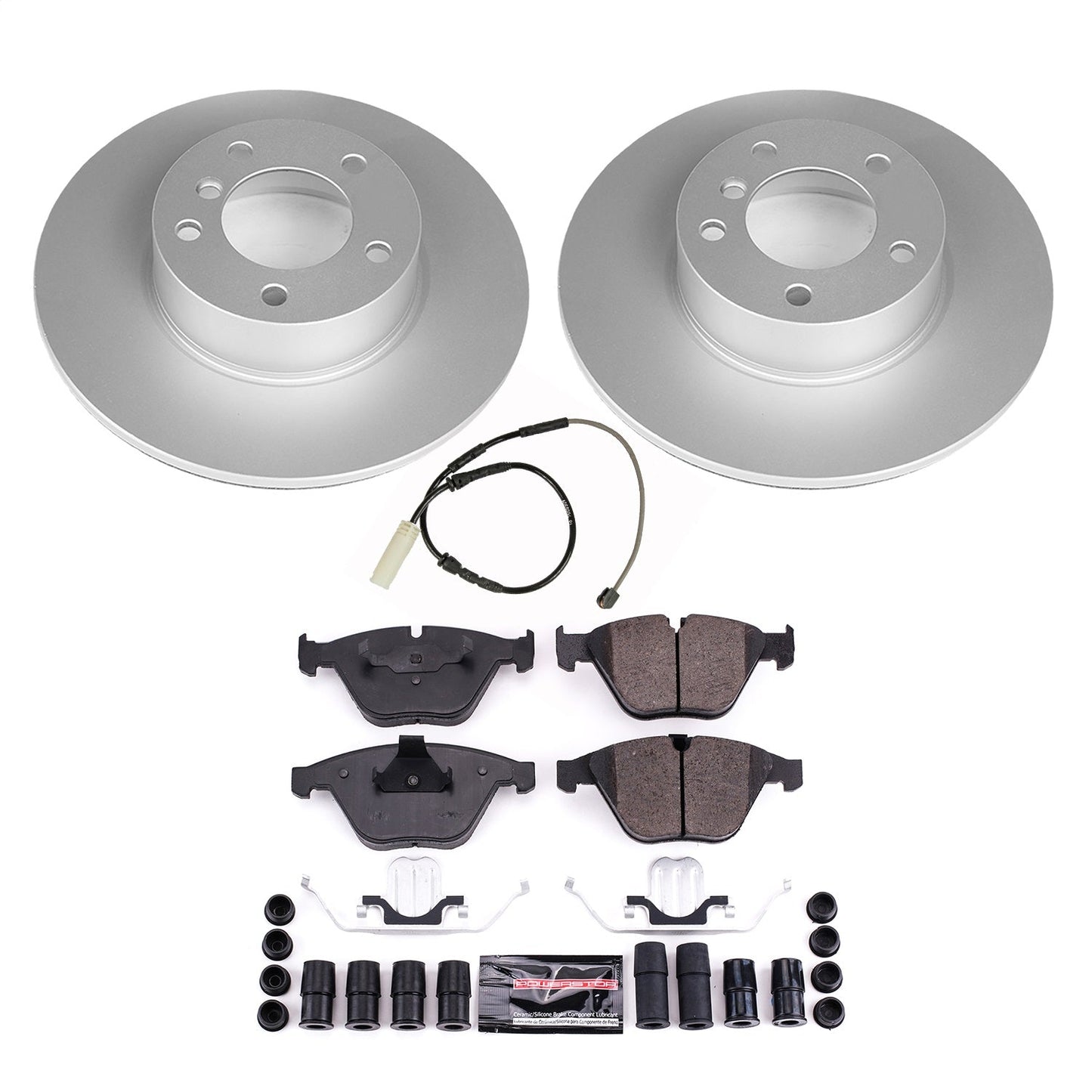 PowerStop Front Z23 Evolution Coated Brake Kit | BMW 328i (11-13) (CRK8823)
