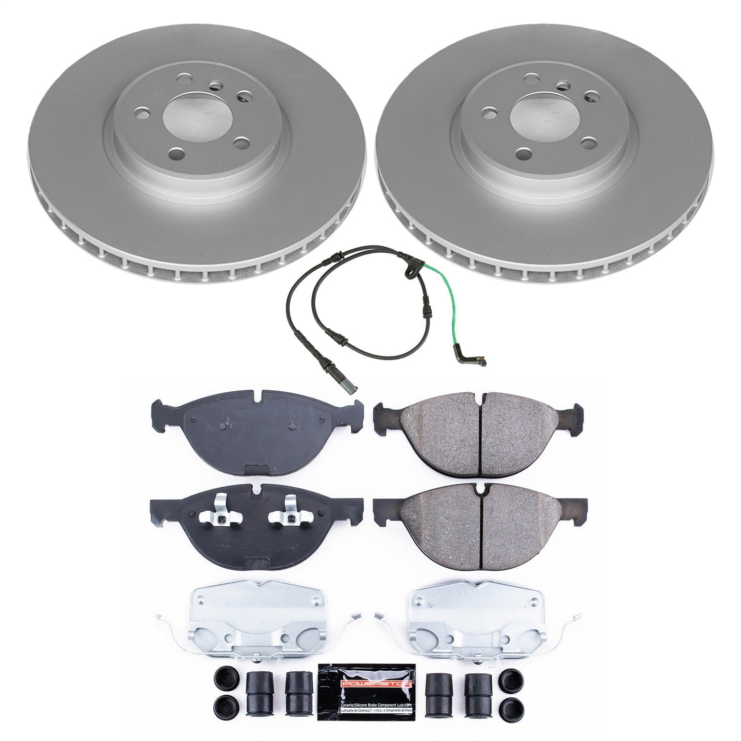 PowerStop Front Z23 Coated Brake Kit | BMW X6 (2010) (CRK8824)