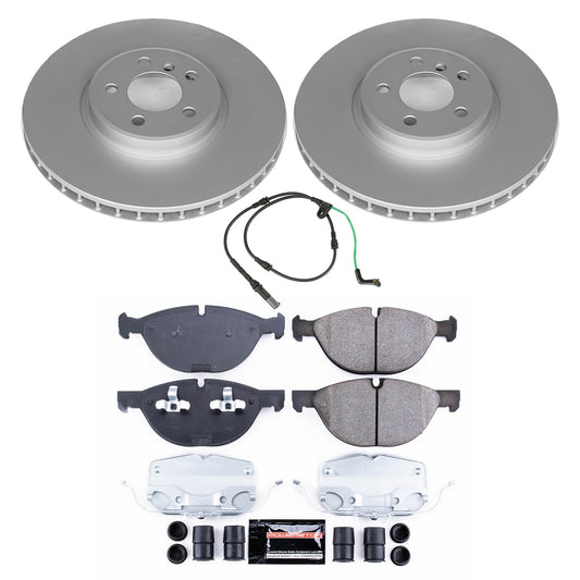 PowerStop Front Z23 Coated Brake Kit | BMW X6 (2010) (CRK8824)
