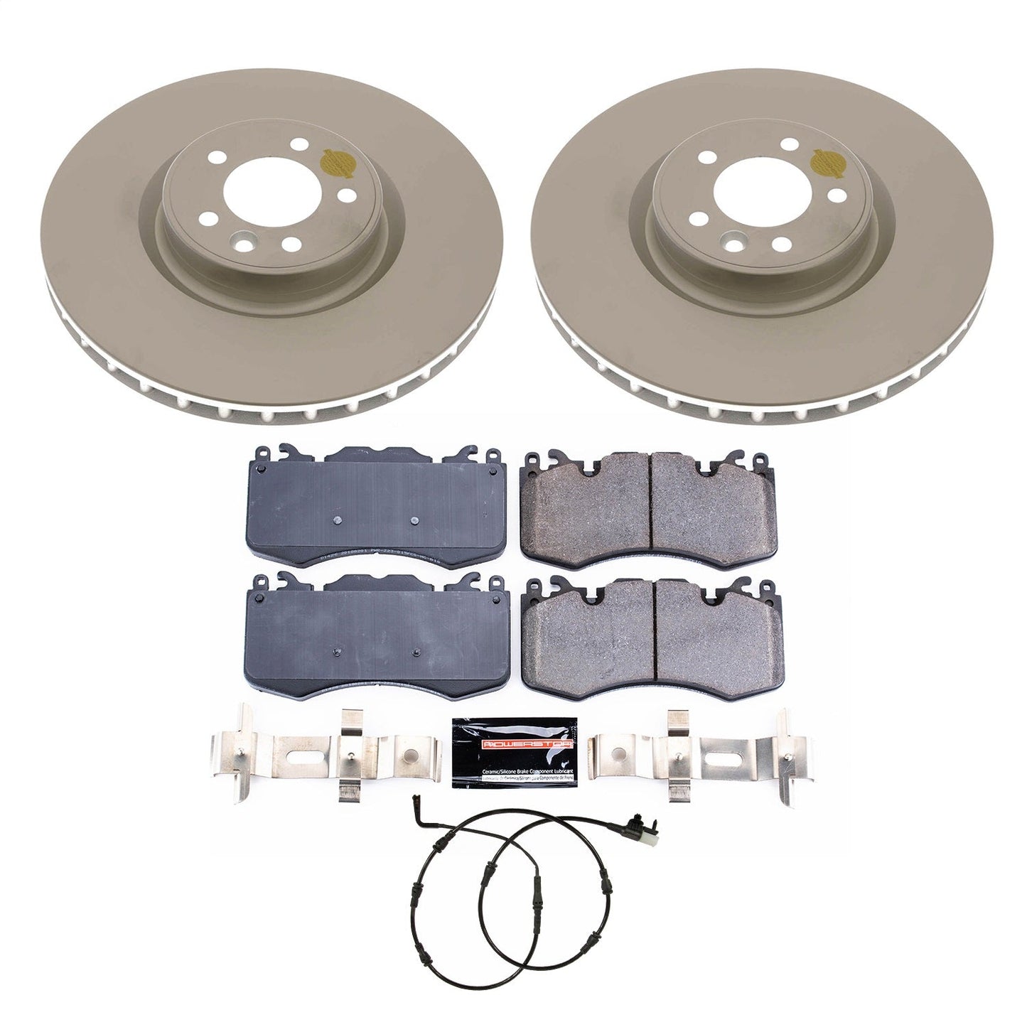PowerStop Front Z23 Coated Brake Kit | Land Rover Range Rover Sport (18-19) (CRK8826)