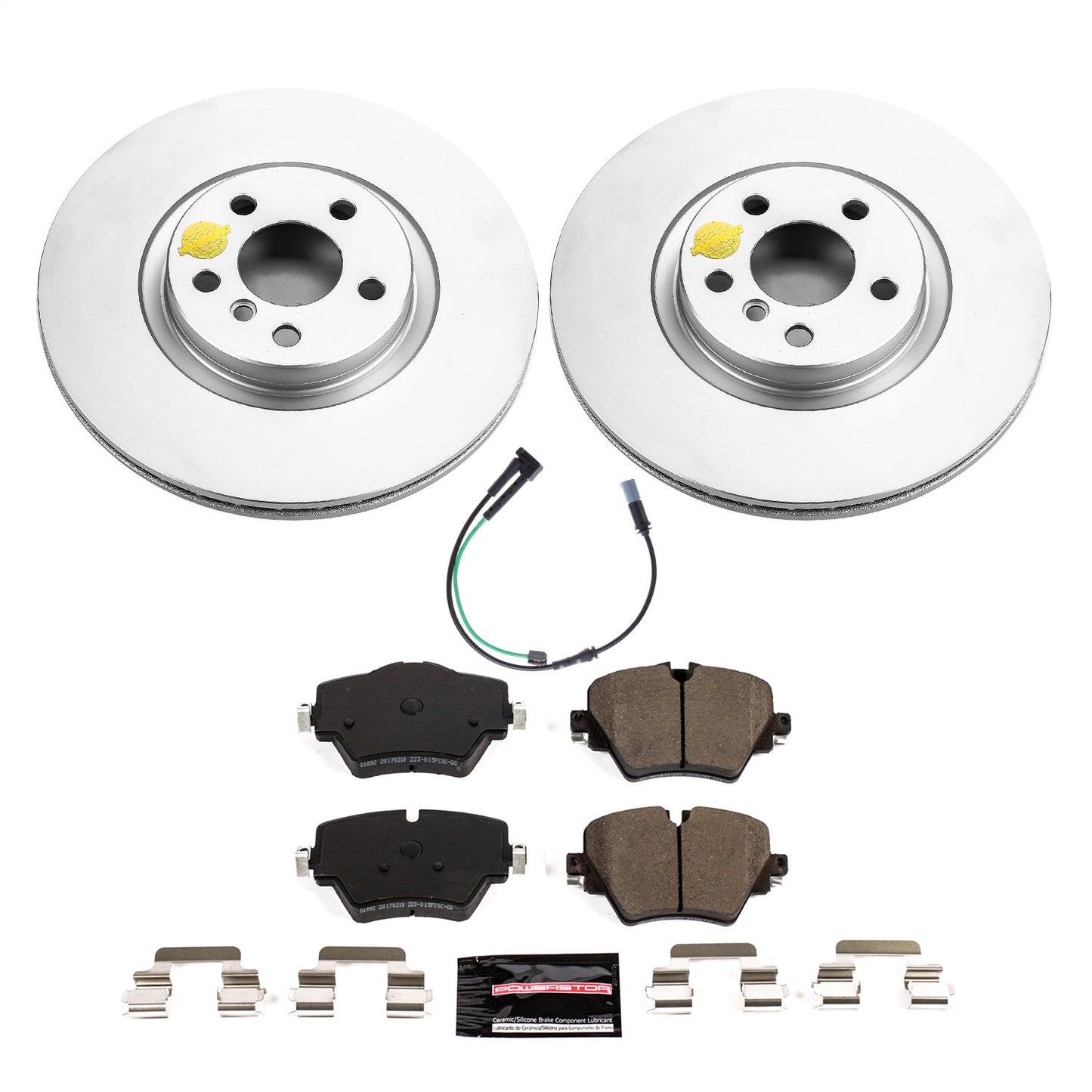 PowerStop Z23 Evolution Coated Front Brake Kit | Mini Cooper Countryman (21) (CRK8827)