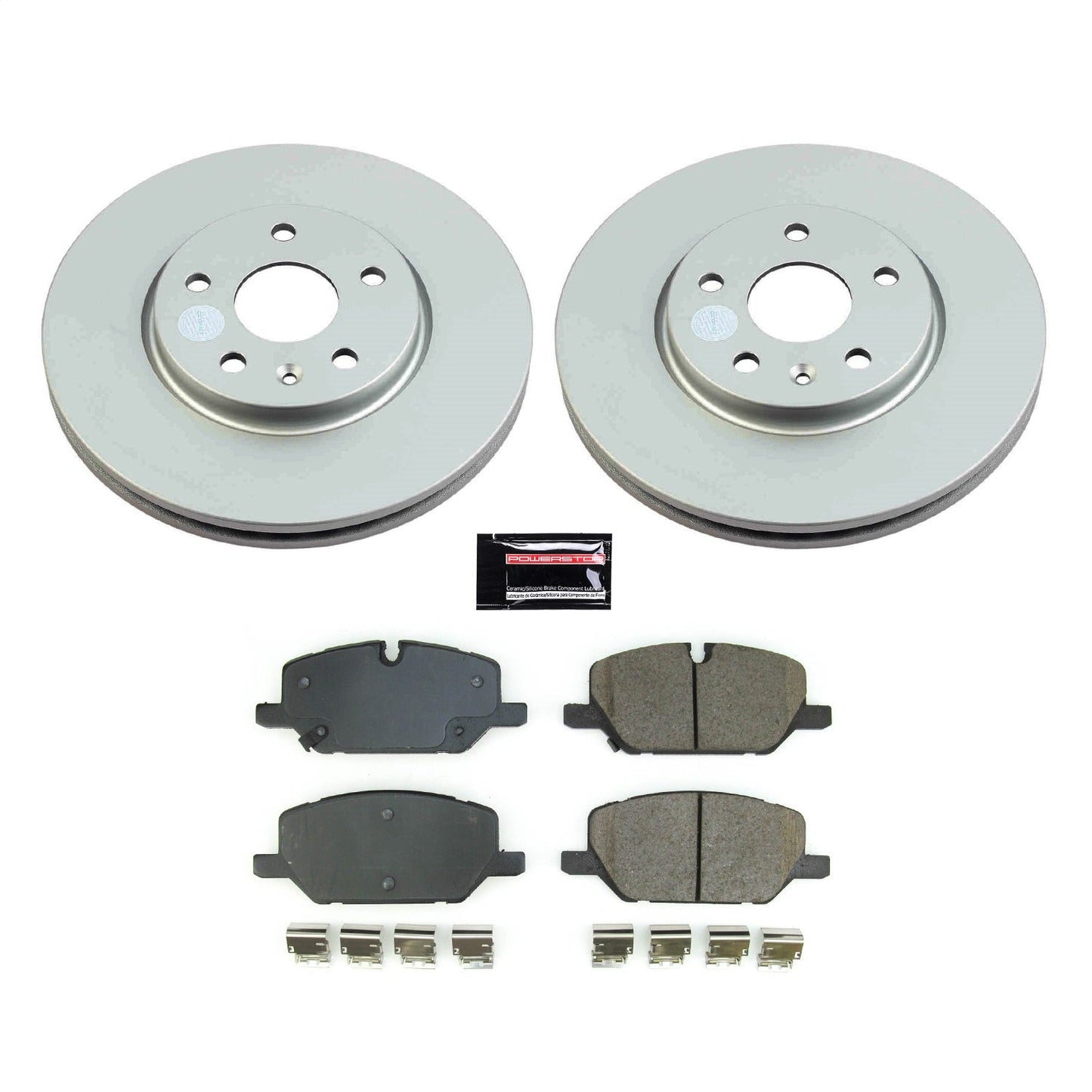 PowerStop Front Z17 Coated Brake Kit | Cadillac XT4 (20-21) (CRK8829)