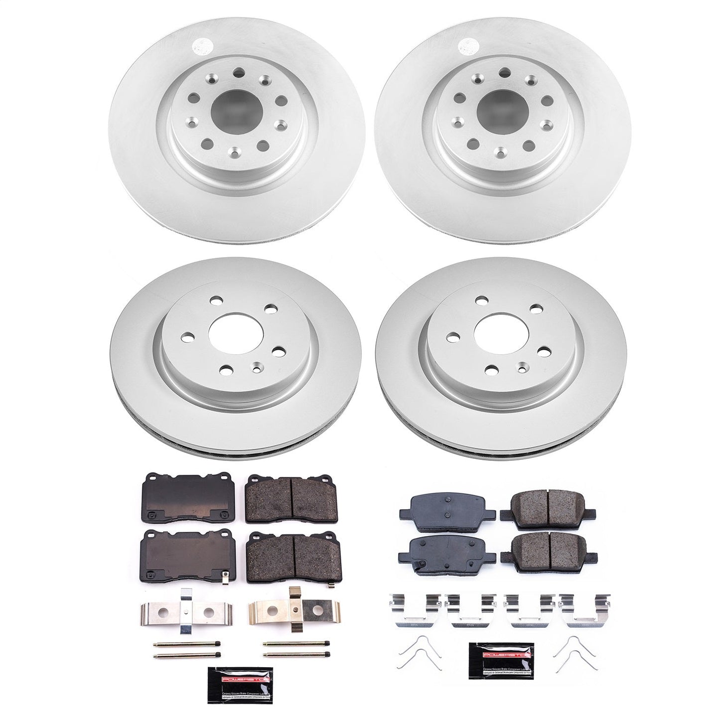 PowerStop Front & Rear Z17 Coated Brake Kit | Chevrolet Camaro (21) (CRK8900)