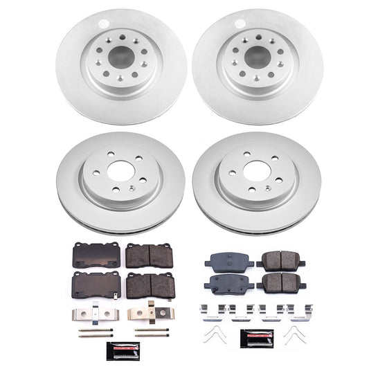 PowerStop Front & Rear Z17 Coated Brake Kit | Chevrolet Camaro (21) (CRK8900)