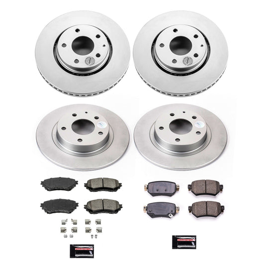 PowerStop Front & Rear Z17 Coated Brake Kit | Mazda 6 (21) (CRK8917)