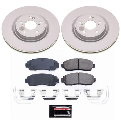 PowerStop Front Z17 Coated Brake Kit | Honda CR-V (20-22) (CRK8928)