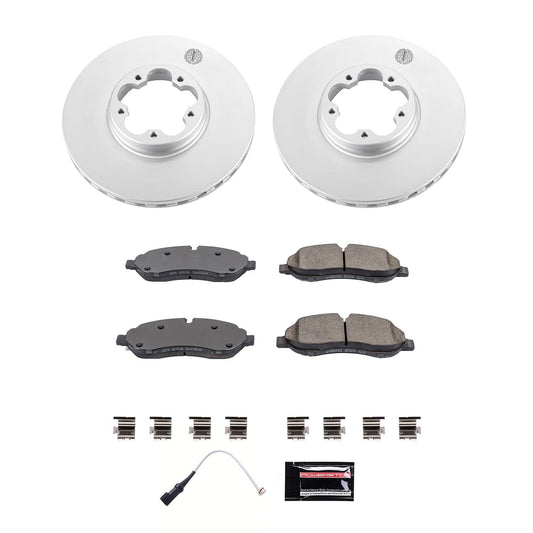 PowerStop Front Z17 Coated Brake Kit | Ford Transit-350 HD (20-22) (CRK8979)