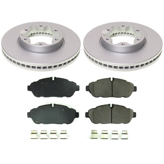 PowerStop Front Z17 Coated Brake Kit | Ford Transit-150 (20-23) (CRK8980)