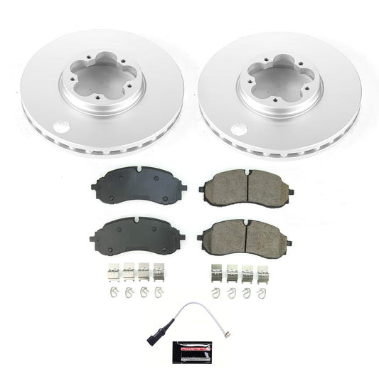 PowerStop Front Z17 Coated Brake Kit | Ford Transit-350 (22) (CRK8986)