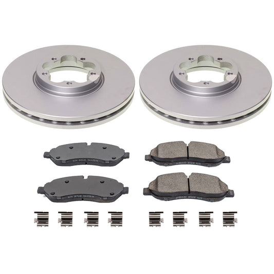 PowerStop Front Z17 Coated Brake Kit | Ford Transit-150 (20-21) (CRK8988)