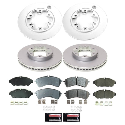 PowerStop Front and Rear Z17 Coated Brake Kit | Ford Transit-150 (20) (CRK9001)