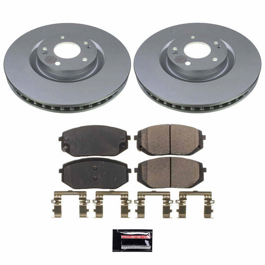 PowerStop Front Z17 Coated Brake Kit | Hyundai Tucson (22-24) (CRK9008)