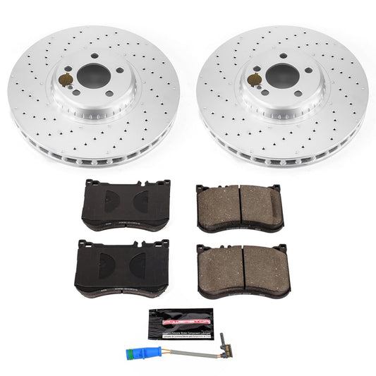 PowerStop Front Z23 Coated Brake Kit | Mercedes-Benz E53 AMG (19-22) (CRK9011)